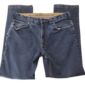 Duluth Trading Co Ballroom Double Flex Jeans Men's 36x30 Dark Wash Relaxed Fit